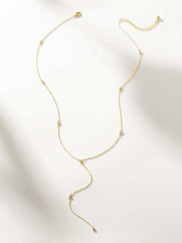 Icy Lariat Necklace