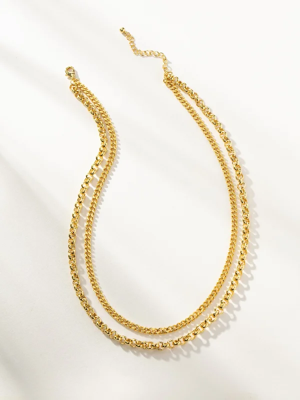 Double Up Chain Necklace