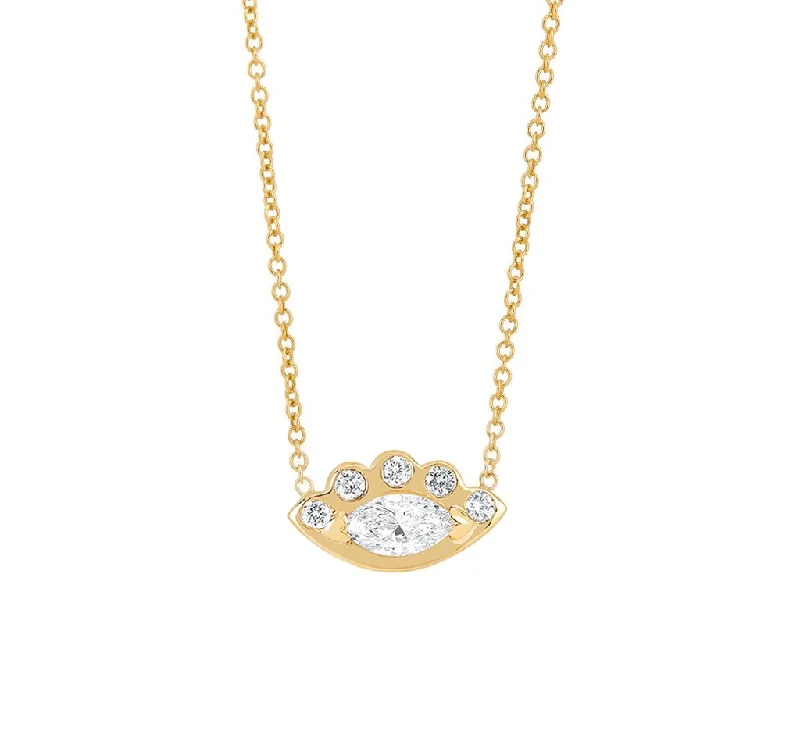 Angel Eye Diamond Necklace