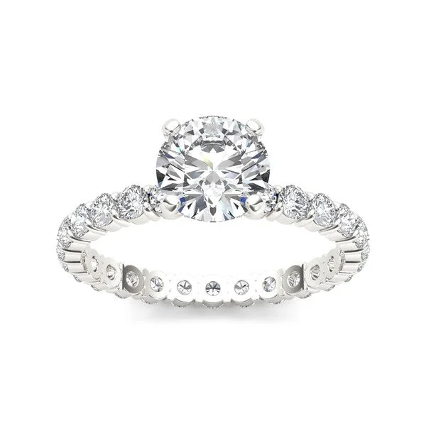 De Couer 14k White Gold 2 1/2ct TDW Diamond Engagement Ring