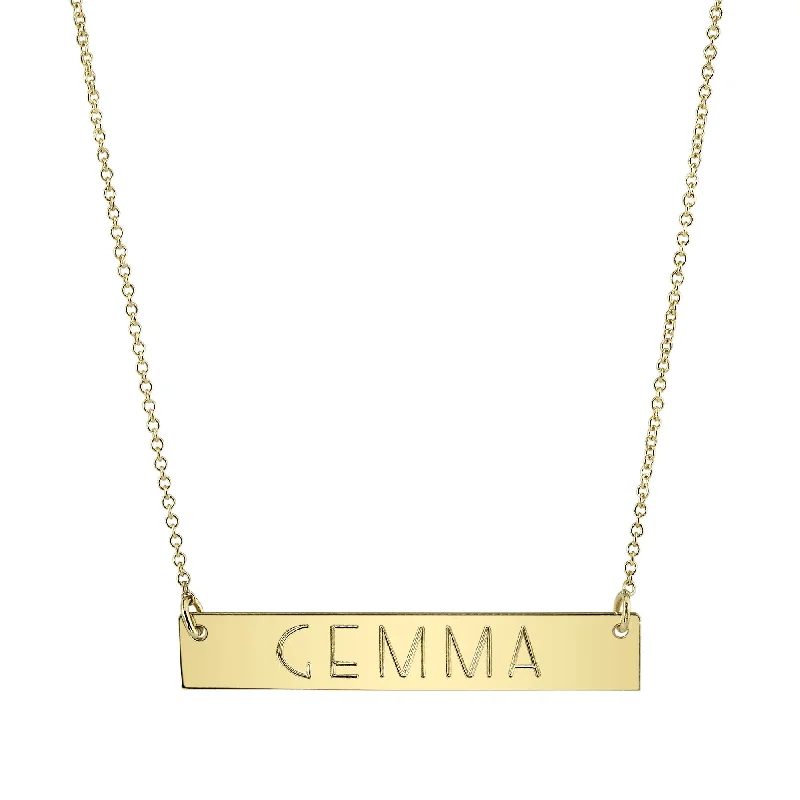 Nameplate Necklace