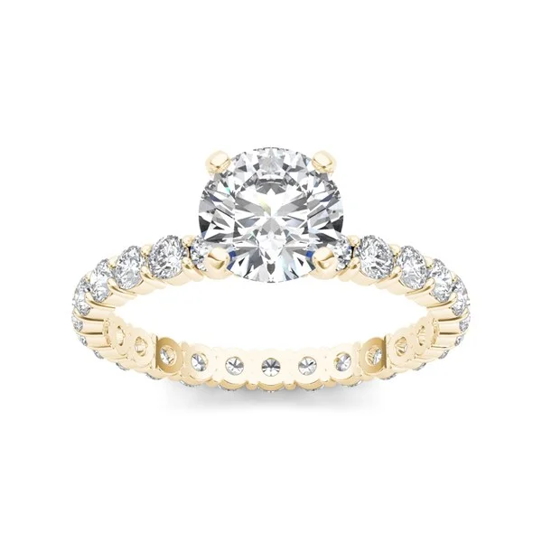 De Couer 14k Yellow Gold 2 1/2ct TDW Diamond Engagement Ring