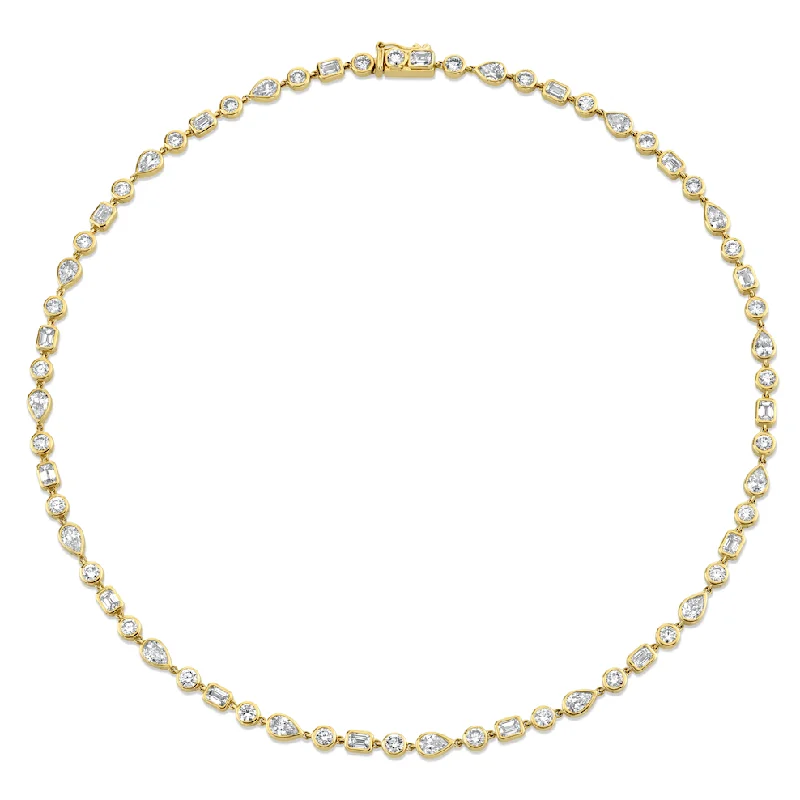 Diana Bezel Diamond Choker