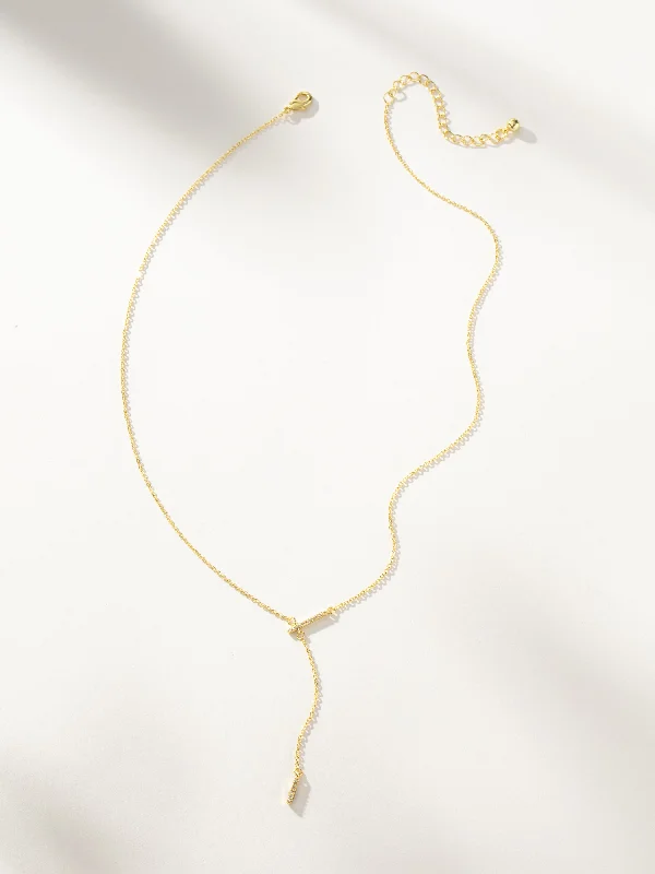 Imperfect Lariat Necklace