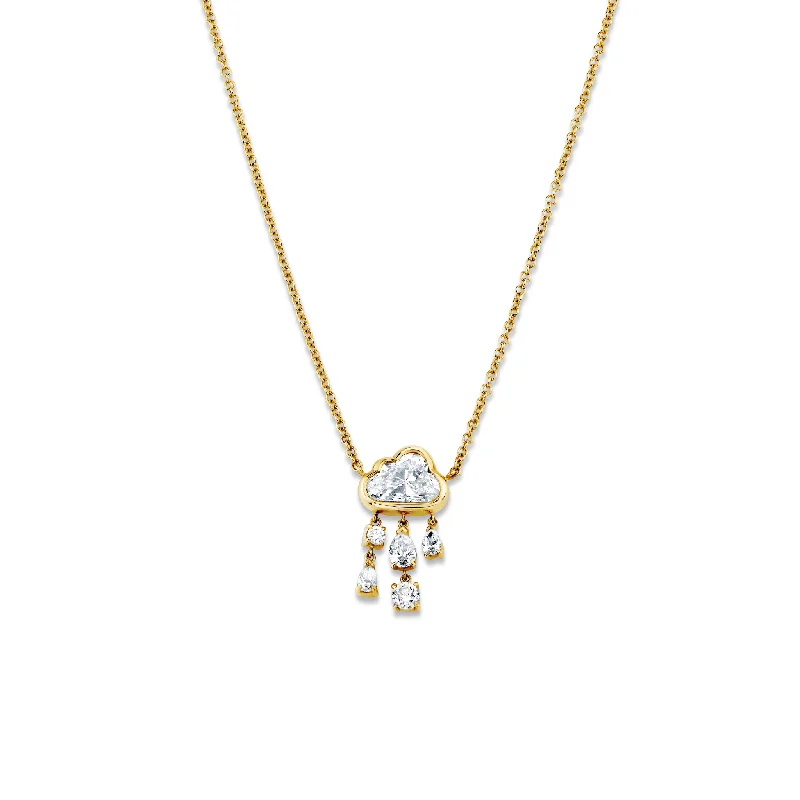 Diamond Rain Cloud Necklace | Ready to Ship