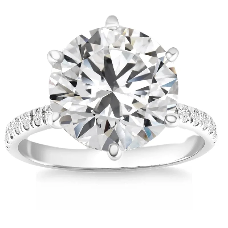 Certified 2.33Ct Diamond Engagement Ring White Gold Lab Grown